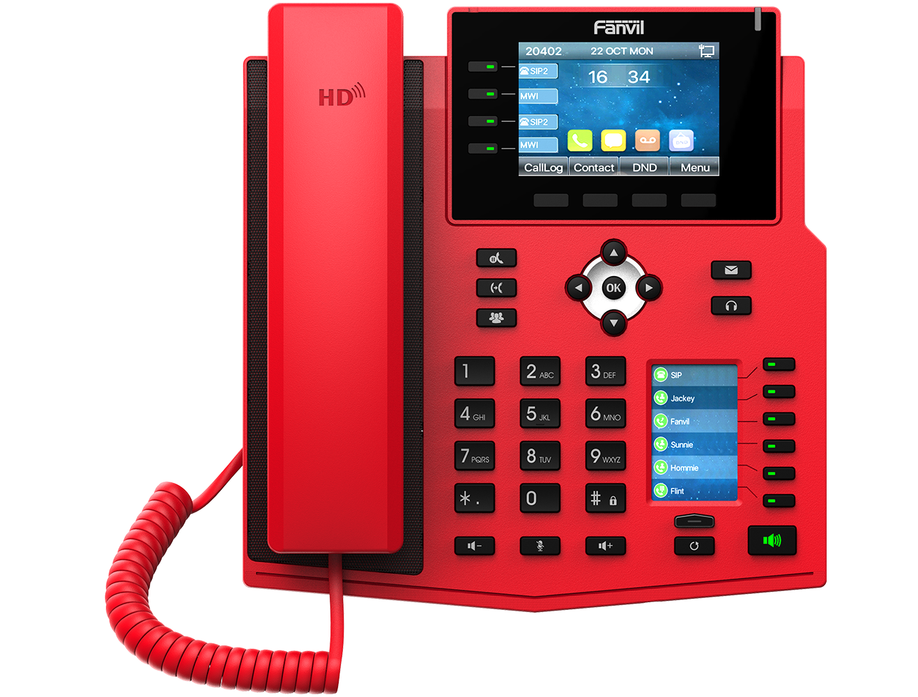 Fanvil X5U-R Özel Kırmızı IP Telefon