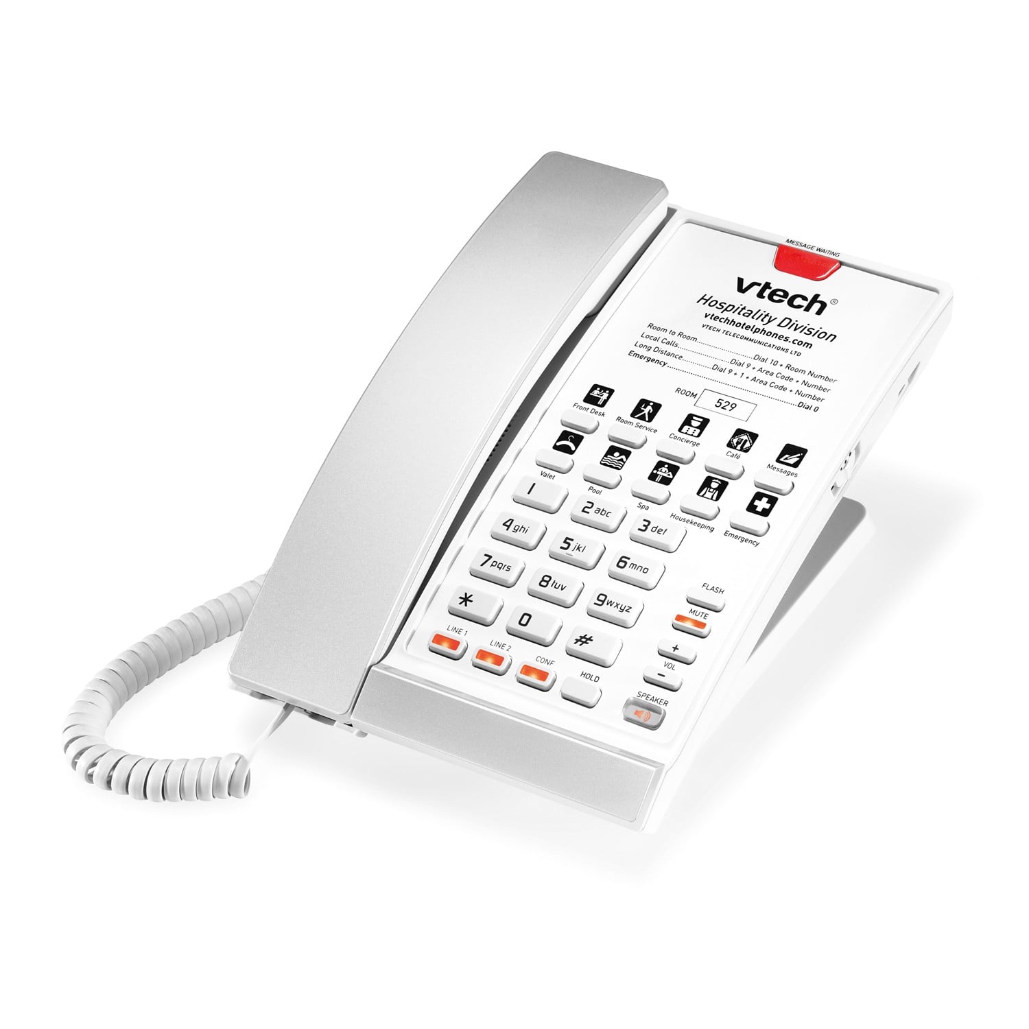 A2220 2 Hatlı Çağdaş Analog Kablolu Telefon