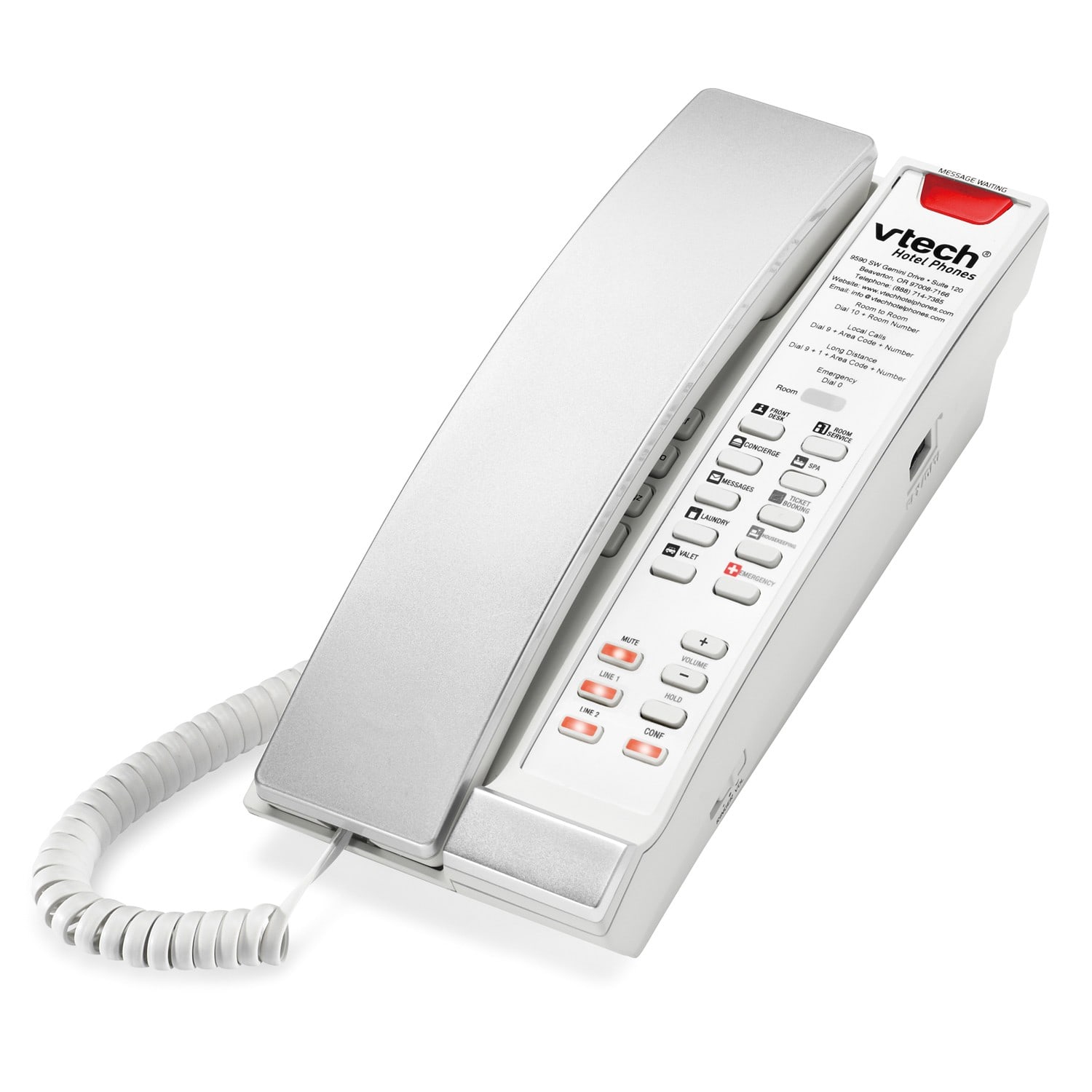 A2221 2 Hatlı Çağdaş Analog Küçük Telefon