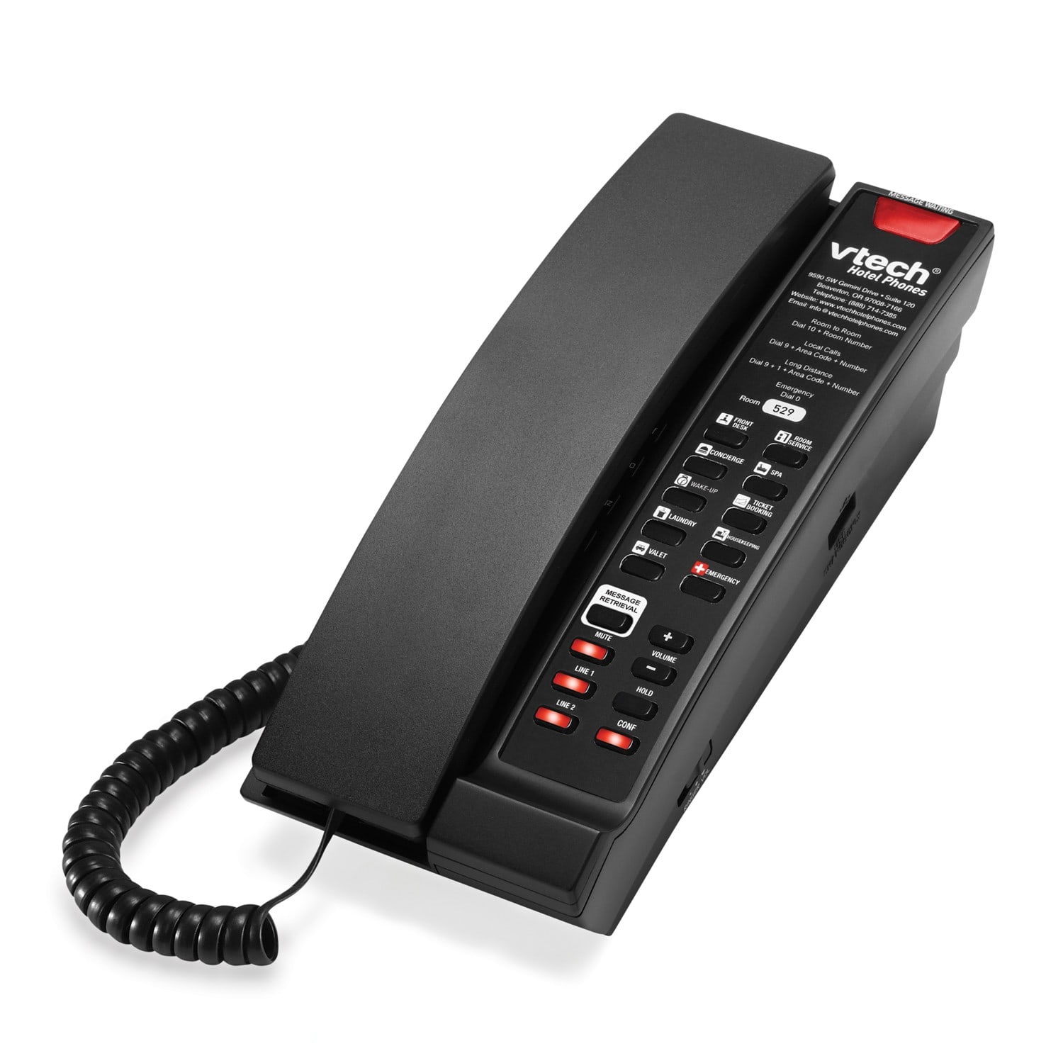 CTM-A242 2 Hatlı Çağdaş Analog Aksesuarlı Mini Telefon
