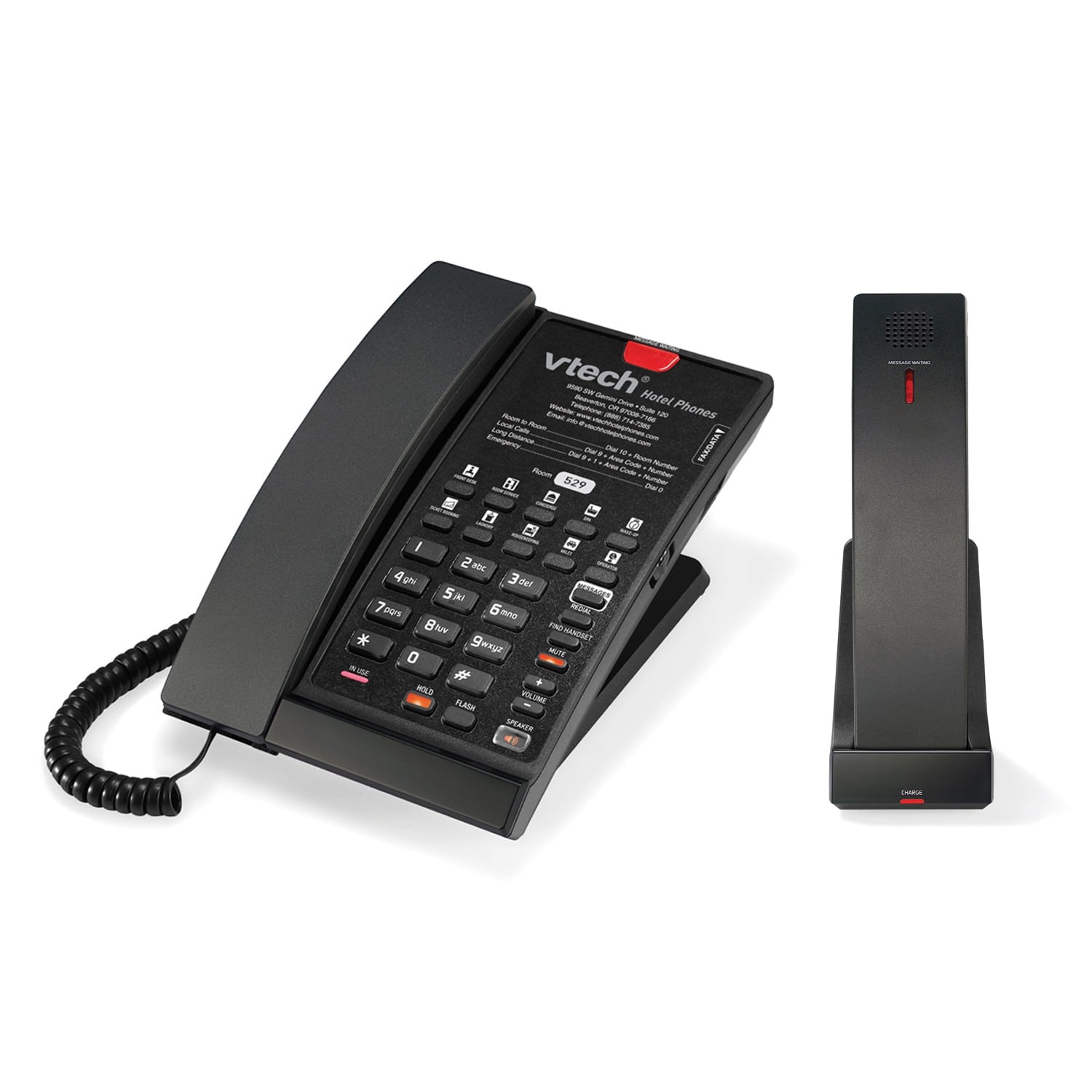 CTM-A2510 Analog Master Kablolu Telsiz Telefon, Aksesuar Ahizeli