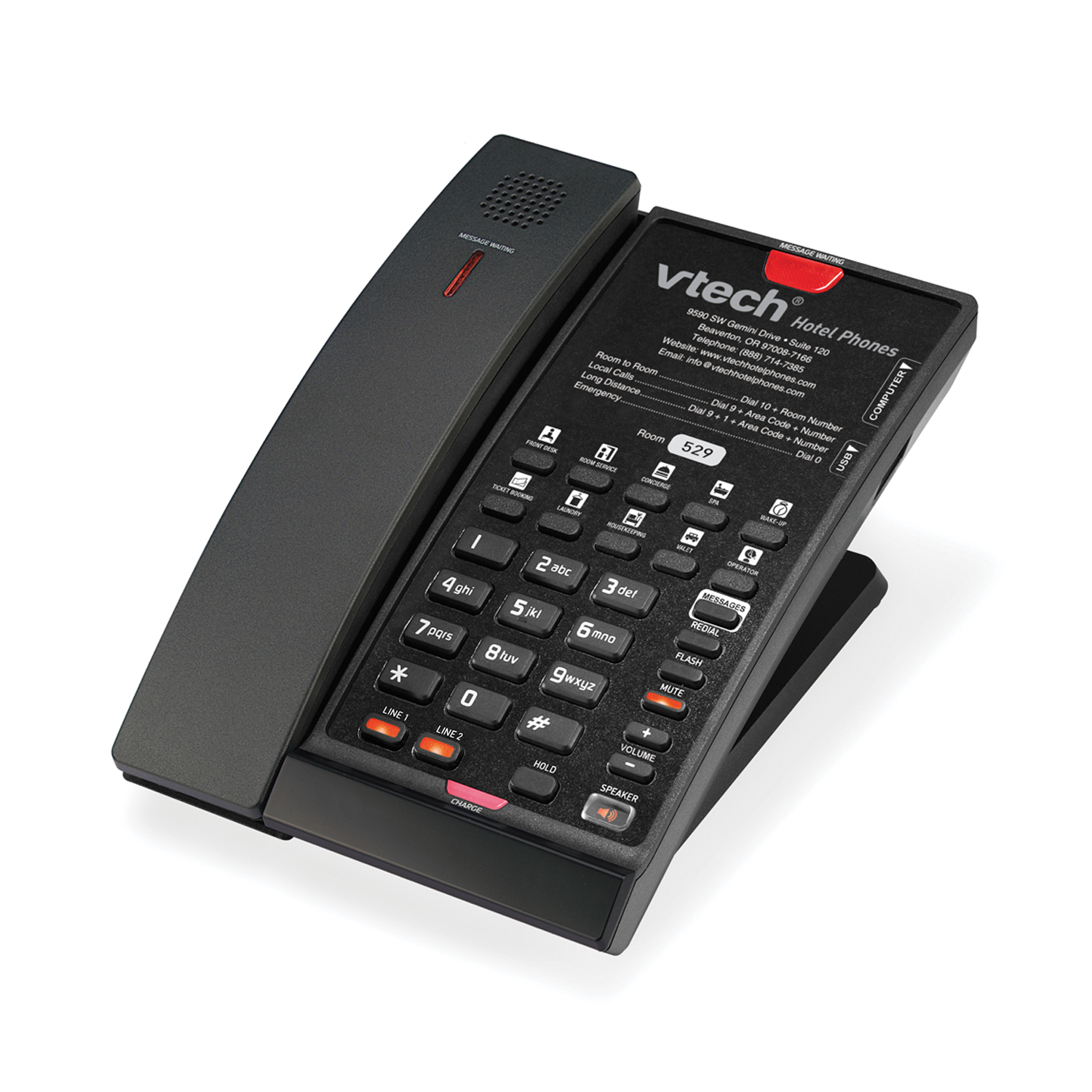 CTM-S2422 2 Hatlı Çağdaş SIP Kablosuz Telefon