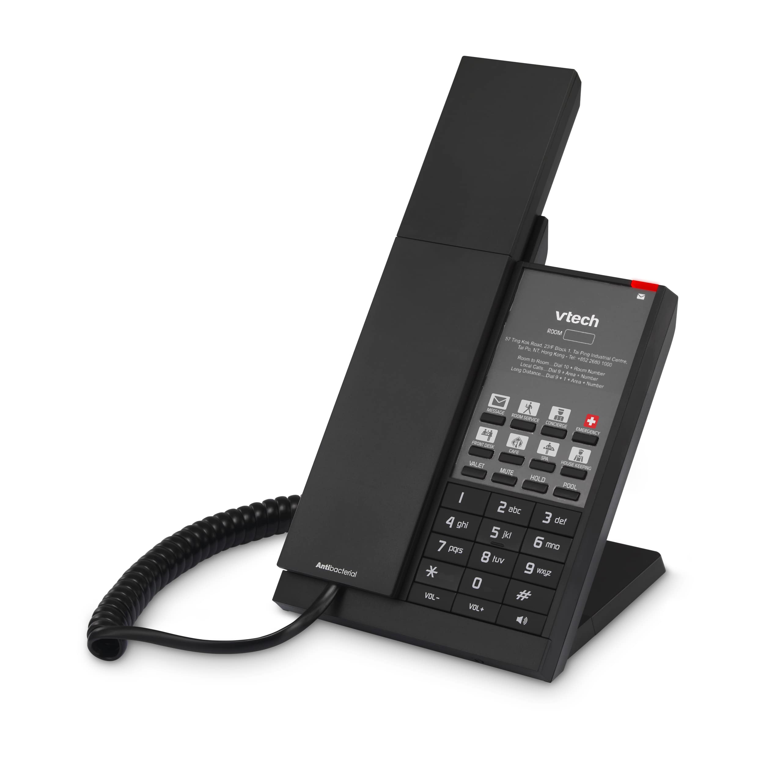 NG-S3211 NG S3211W Mat Siyah 1 Hatlı SIP Kablolu Telefon